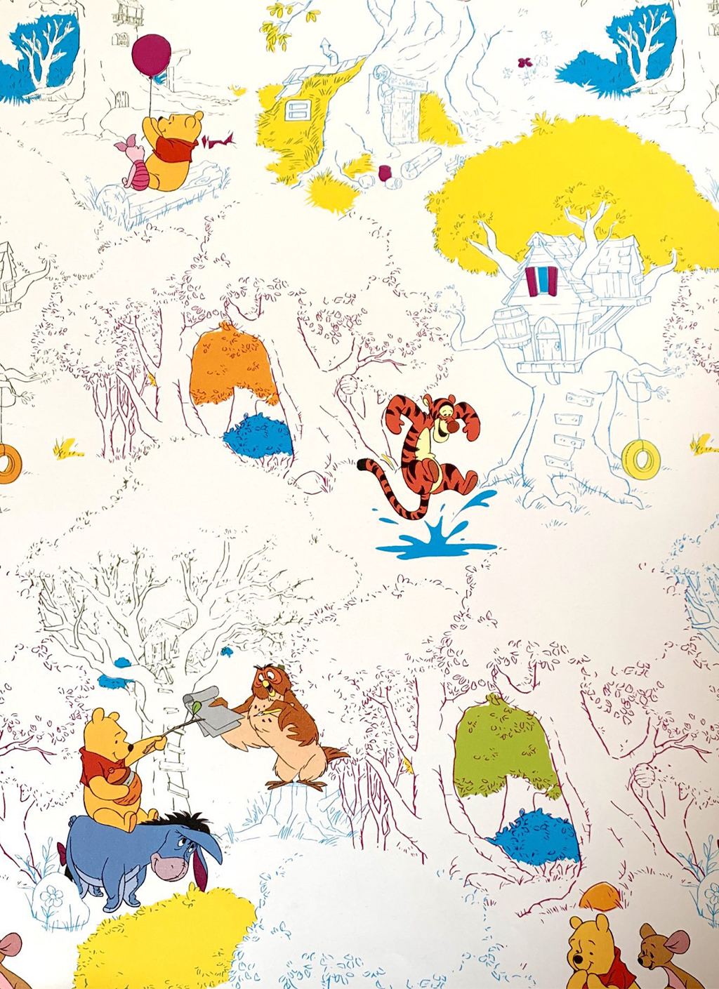 کاغذ دیواری غیر قابل شستشو عرض 50 آلبوم الفنت دریم2 کد KID-70231