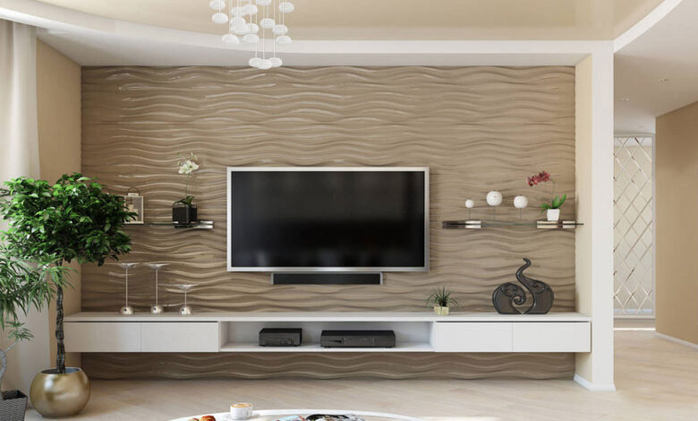 کاغذدیواری مناسب برای پشت تلویزیون